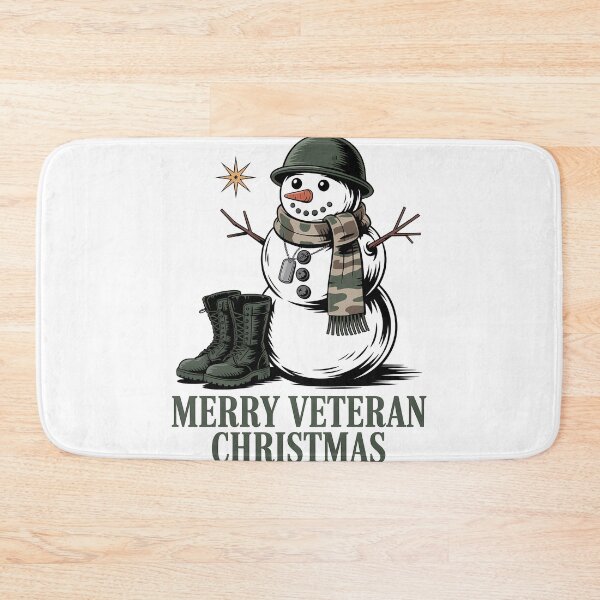 Item preview, Veteran Snowman Camo Boots Christmas Thank You For Your Service designed and sold by BernoNickel.