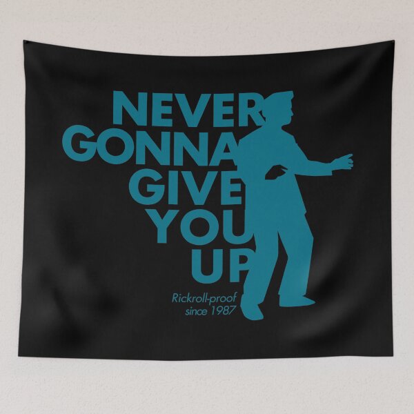 Item preview, Never Gonna Give You Up | Rick Astley | 80s Retro Music Tee | Rickroll Classic | BLUE VERSION designed and sold by parissiArt.