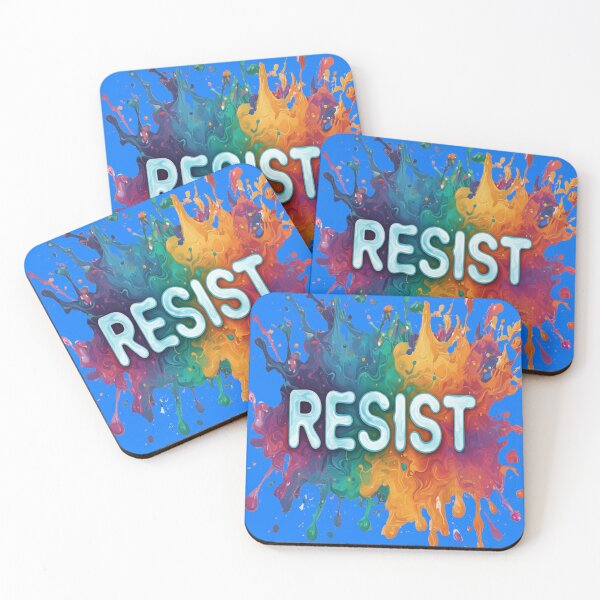 Item preview, Resist! Say NO to fascism - and join the millions of people protesting, we're stronger together! designed and sold by Maryanne Chisholm Art & Apparel.