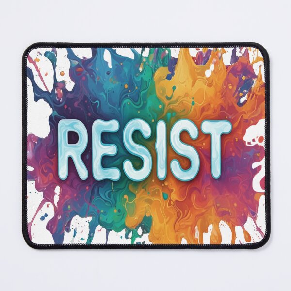 Item preview, Resist! Say NO to fascism - and join the millions of people protesting, we're stronger together! designed and sold by Maryanne Chisholm Art & Apparel.