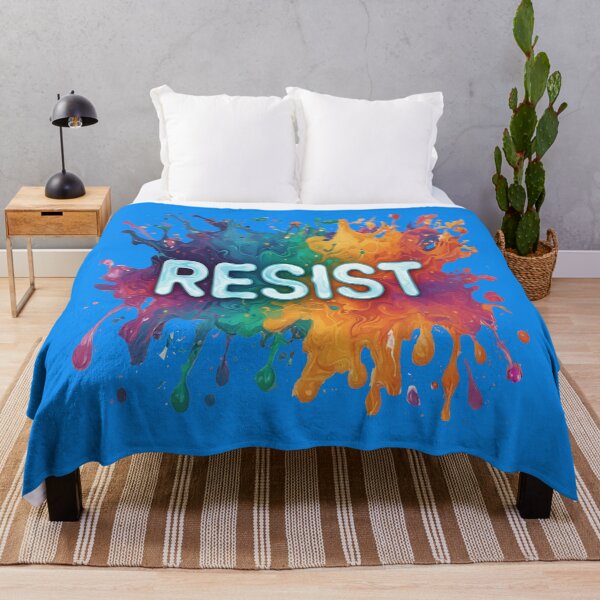 Item preview, Resist! Say NO to fascism - and join the millions of people protesting, we're stronger together! designed and sold by Maryanne Chisholm Art & Apparel.