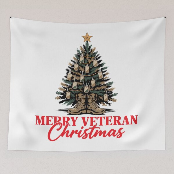 Item preview, Merry Veteran Christmas Tree Camo Boots Gift Retired Soldier designed and sold by BernoNickel.