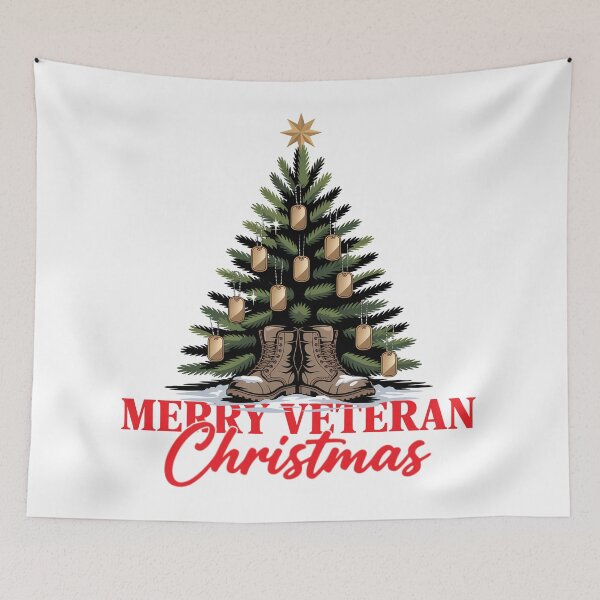 Item preview, Merry Veteran Christmas Tree Camo Boots Thank You For Your Service designed and sold by BernoNickel.