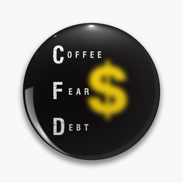 Item preview, cfd Coffee Dear Debt Funny Finance for Bankers, Traders & Brokers designed and sold by Logiprint.