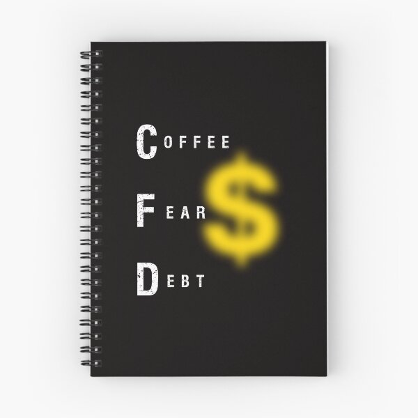 Item preview, cfd Coffee Dear Debt Funny Finance for Bankers, Traders & Brokers designed and sold by Logiprint.