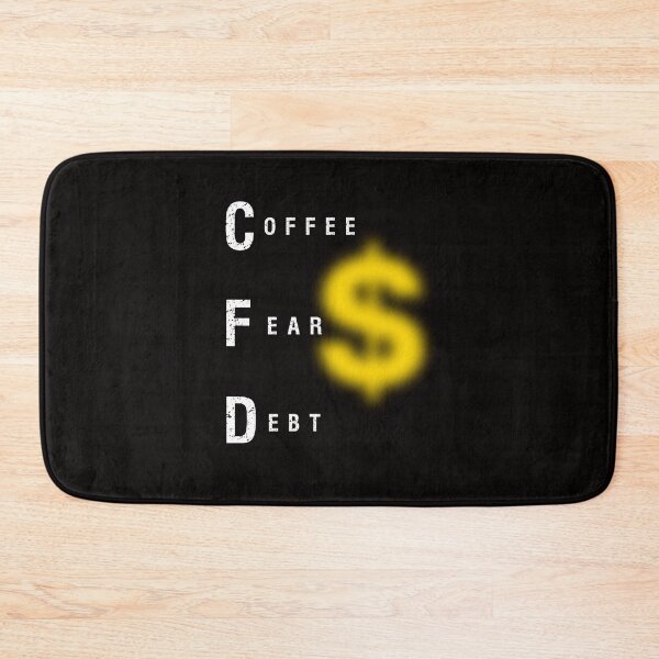Item preview, cfd Coffee Dear Debt Funny Finance for Bankers, Traders & Brokers designed and sold by Logiprint.