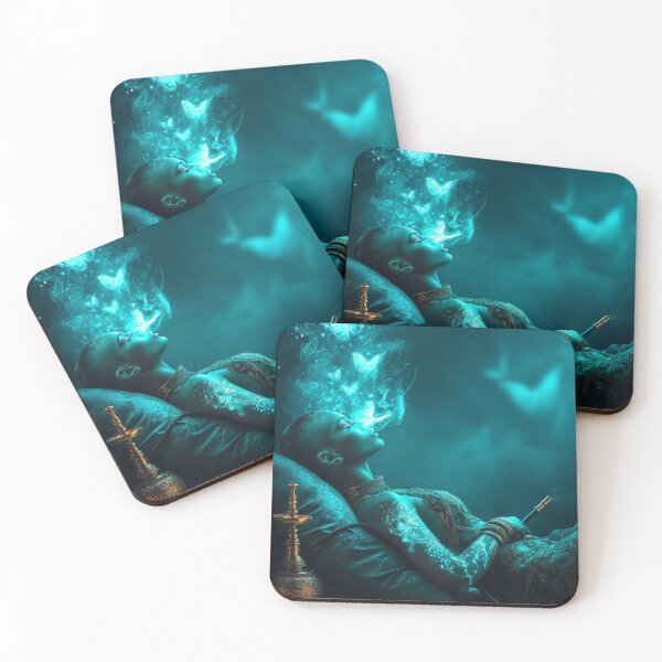 Item preview, Butterfly Dreams – Surreal Lounge Goddess in Smoky Fantasy designed and sold by VisionaryVeils.