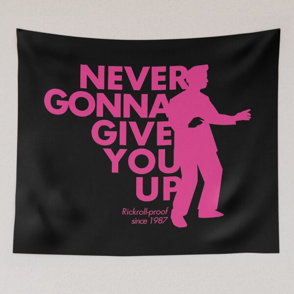 Item preview, Never Gonna Give You Up | Rick Astley | 80s Retro Music Tee | Rickroll Classic | MAGENTA VERSION designed and sold by parissiArt.