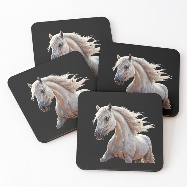 Item preview, White Arabian Horse Nu series#2 designed and sold by Helios Be. Lavsh.