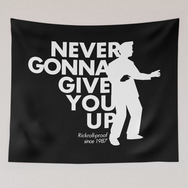Item preview, Never Gonna Give You Up | Rick Astley | 80s Retro Music Tee | Rickroll Classic | WHITE VERSION designed and sold by parissiArt.