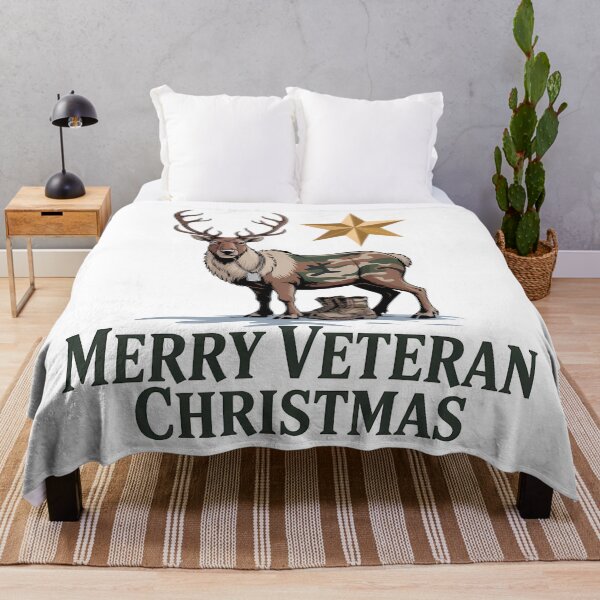 Item preview, Merry Veteran Reindeer Camo Boots Christmas Thank You For Your Service designed and sold by BernoNickel.