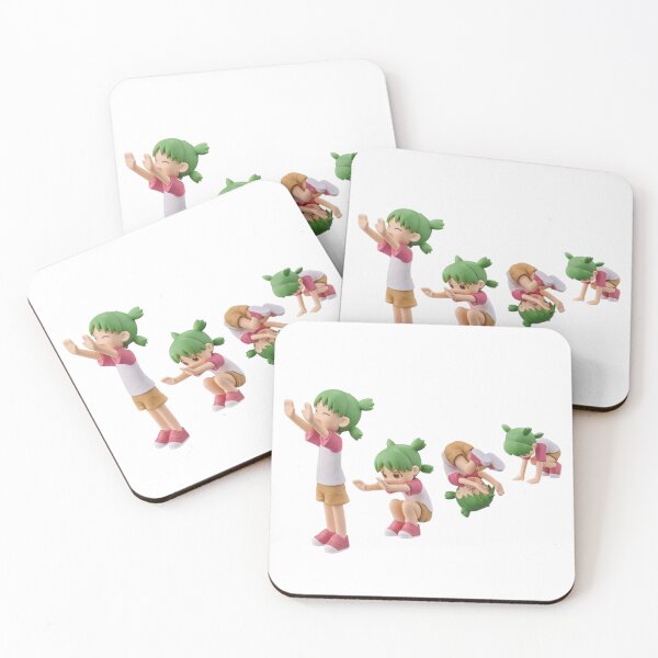 Item preview, Playful Yotsuba Koiwai – Cute Green-Haired Girl Doing Somersaults designed and sold by ayamecr8tion.