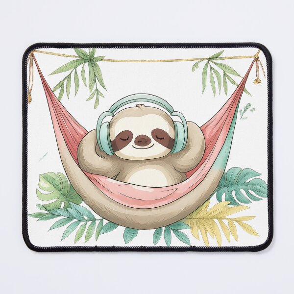 Item preview, Work is calling, but I've muted the sound – Lazy Chill designed and sold by AGraphicLook.