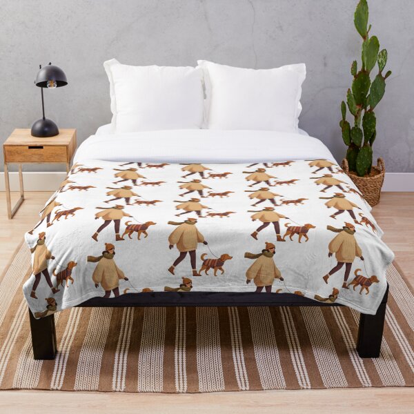Item preview, Cosy Autumnal Dog Walk  designed and sold by OhUTees.