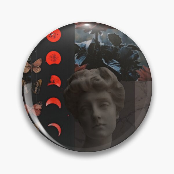 Item preview, Gothic Romantic Moon & Statue Collage – Dark Academia  designed and sold by Sersery.