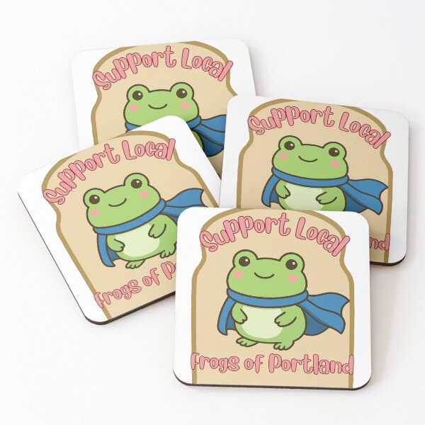Item preview, Support Local Frogs of Portland Freedom of speech and against Fascism  designed and sold by SpacedOutRITZ.