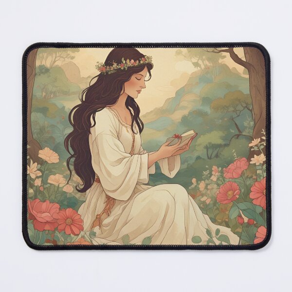 Item preview, Peaceful Reading in a Blossom-Filled Forest designed and sold by Help De Helpers.