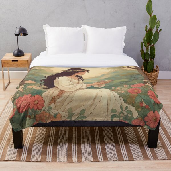 Item preview, Peaceful Reading in a Blossom-Filled Forest designed and sold by Help De Helpers.