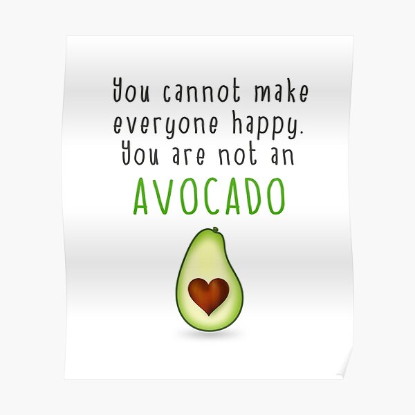 Avocado Vintage Love - Retro Avo Art Poster