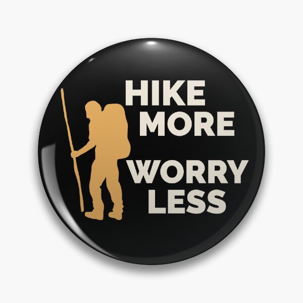 Artikelvorschau, Herbst: Hike more worry less entworfen und verkauft von AlfredsTees.