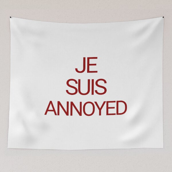 Item preview, Je Suis Annoyed designed and sold by DemureArtsy.