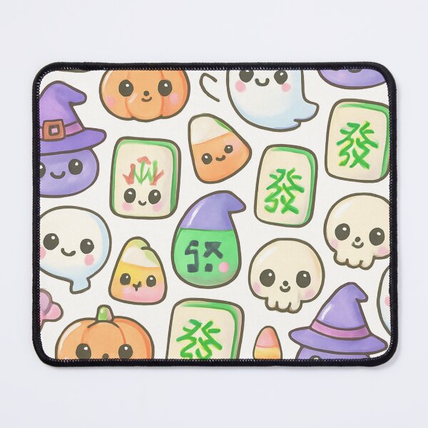 Item preview, Cute Halloween Mahjong Tile Pattern Design designed and sold by Best Pattern⭐⭐⭐⭐⭐.