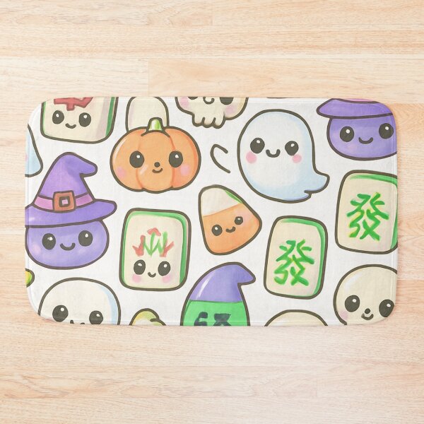 Item preview, Cute Halloween Mahjong Tile Pattern Design designed and sold by Best Pattern⭐⭐⭐⭐⭐.