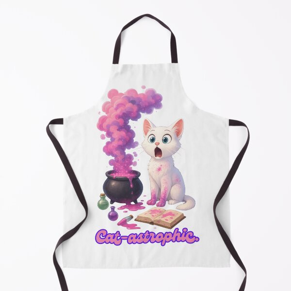 Item preview, Potion Level: Cat-astrophic – Funny Magical Cat Art designed and sold by MagicMeow1.