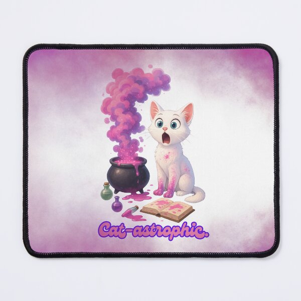 Item preview, Potion Level: Cat-astrophic – Funny Magical Cat Art designed and sold by MagicMeow1.