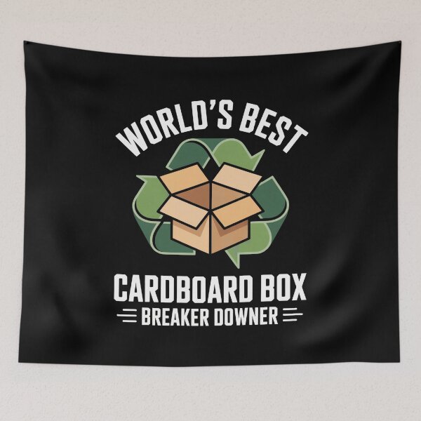 Item preview, Worlds Best Cardboard Box Breaker Downer designed and sold by MooonTees.