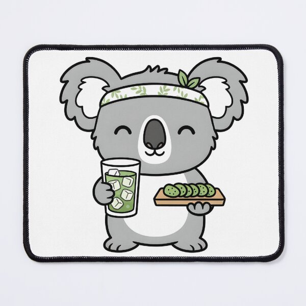 Item preview, Cute Koala Drinking Cucumber Water designed and sold by jasperDesigns.