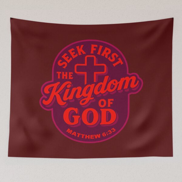 Item preview, Matthew 6:33 Seek First The Kingdom Of God designed and sold by plushism.