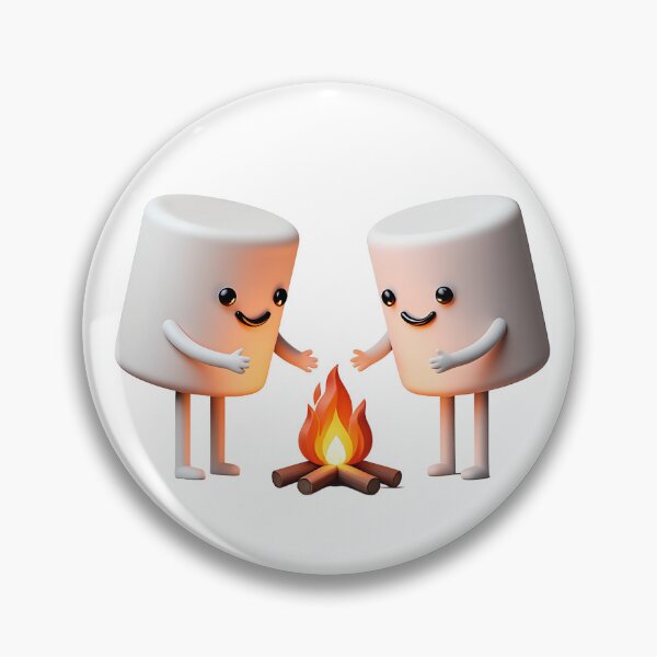 Item preview, Campfire with Marshmallow Characters designed and sold by natalielaf.