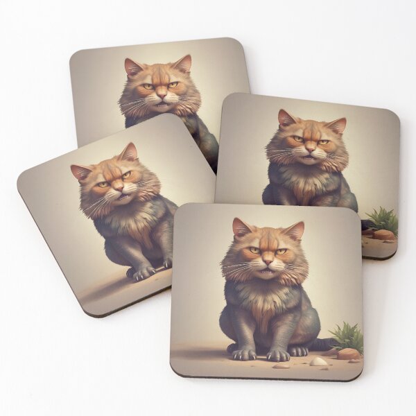 Item preview, Grumpy Wildcat Staring Intensely designed and sold by Help De Helpers.