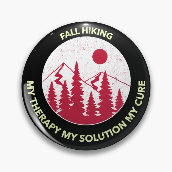 Artikelvorschau, Herbst: Fall hiking my therapy, my solution, my cure entworfen und verkauft von AlfredsTees.