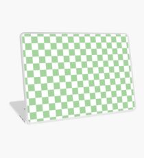 Mint Checkerboard Pattern Laptop Skin