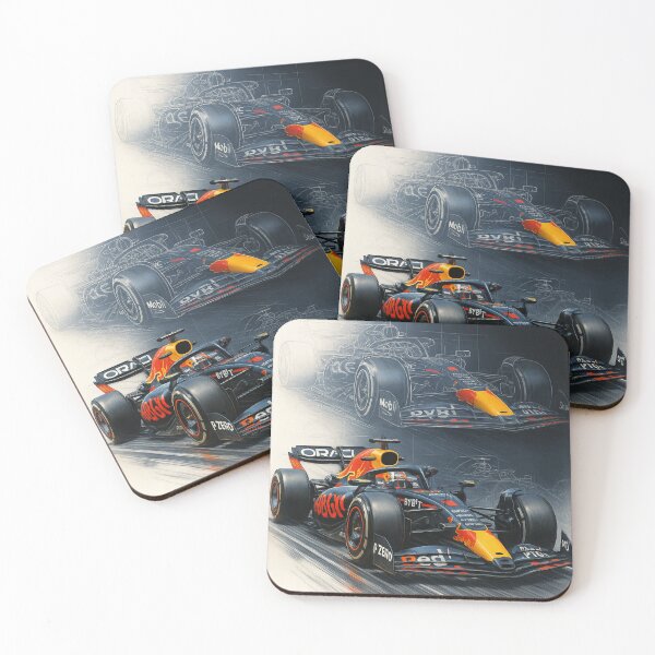 Item preview, Red Bull F1 Car Speed Sketch Racing Art designed and sold by -DEEWOLF-.