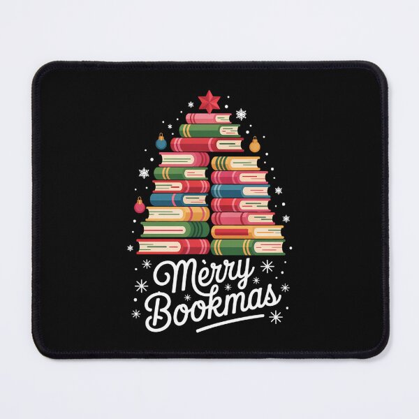 Item preview, Merry Bookmas for Book Lovers Xmas designed and sold by LunaCrazeArt.