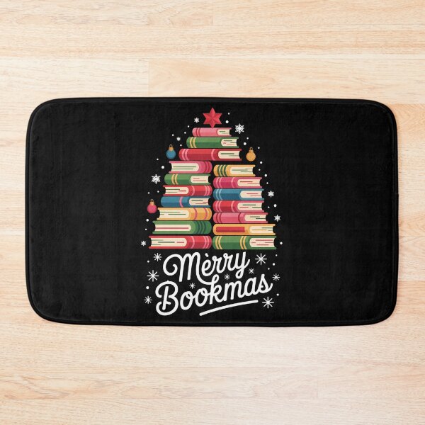 Item preview, Merry Bookmas for Book Lovers Xmas designed and sold by LunaCrazeArt.