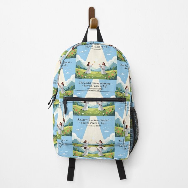 Item preview, The Sixth Commandment – Sacred Peace of Life,  designed and sold by PaintMeWorld.