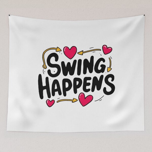 Item preview, Swing Happens Swinger Lifestyle Adult Culture designed and sold by Pineapple-Ink.