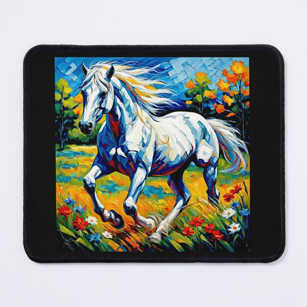 Item preview, White Arabian Horse Nu series#4 designed and sold by Helios Be. Lavsh.