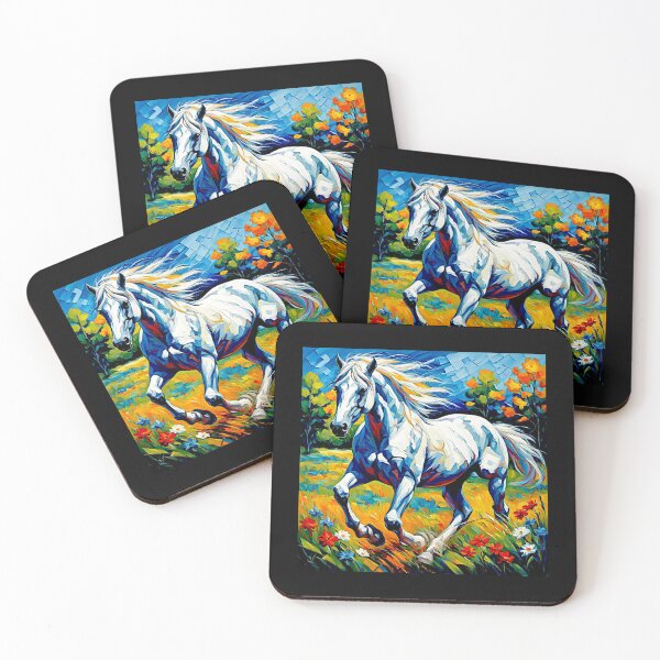 Item preview, White Arabian Horse Nu series#4 designed and sold by Helios Be. Lavsh.
