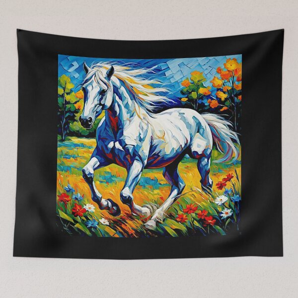 Item preview, White Arabian Horse Nu series#4 designed and sold by Helios Be. Lavsh.