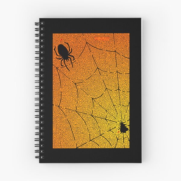 Item preview, Spider Web Maze (Orange) designed and sold by AiXeLsyD13.