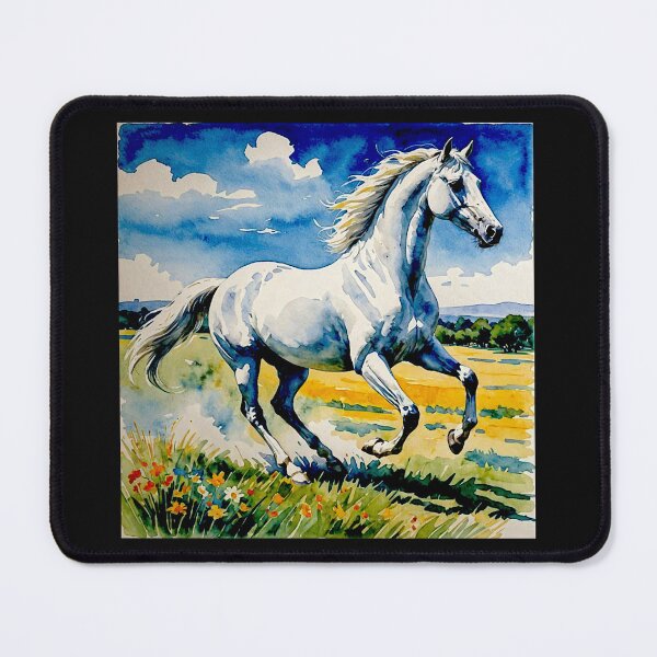 Item preview, White Arabian Horse Nu series#5 designed and sold by Helios Be. Lavsh.