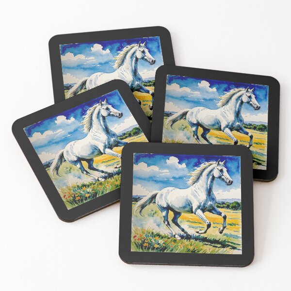 Item preview, White Arabian Horse Nu series#5 designed and sold by Helios Be. Lavsh.