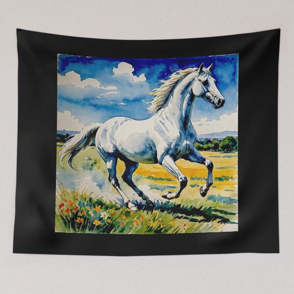 Item preview, White Arabian Horse Nu series#5 designed and sold by Helios Be. Lavsh.