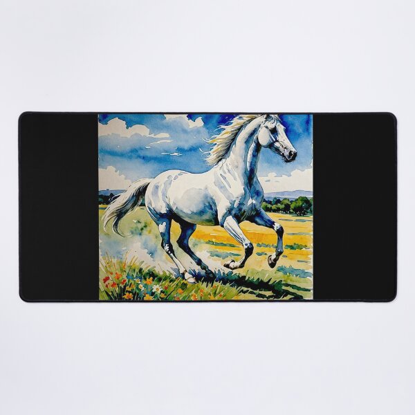 Item preview, White Arabian Horse Nu series#5 designed and sold by Helios Be. Lavsh.