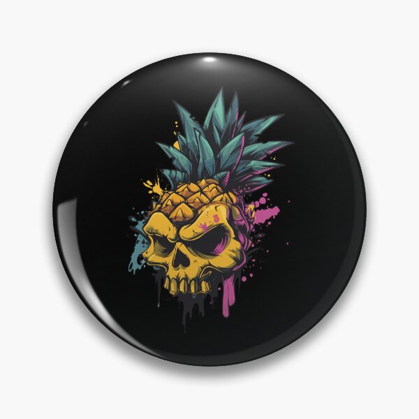 Item preview, Pineapple Skull 2 Swinger Lifestyle Adult Culture designed and sold by Pineapple-Ink.